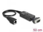 Delock Ethernet LAN RJ45 10/100 - RS-232 DB9 soros csatlakozó (62976) (62976)