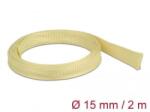 Delock Aramid szálakból fonott kábelharisnya 2m x 15mm sárga (20800)