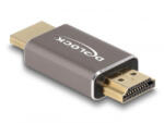 Delock HDMI adapter apa - apa 8K 60 Hz szürke fém (60086) (60086)
