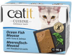 Catit 12x90g Catit Cuisine Mousse Tonhal & lazac nedves macskaeledel