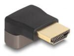 Delock HDMI adapter apa - anya 90 felfelé néző csatlakozódugóval 8K 60 Hz szürke fém (60083)