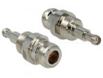DeLock Adapter N Jack > SMA Jack Bulkhead nikkelezett (88872) (88872)