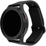 Fixed Curea pentru Samsung Galaxy Watch 4/5/Active 2, Huawei Watch GT 3 (42mm)/GT 3 Pro (43mm) - Fixed Silicone Sporty Strap Set - Black (KF2341658) - vexio