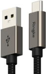 Ringke Cablu de Date USB la Type-C, 60W, 2m - Ringke - Black (KF2323425) - vexio