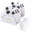 Venom VS2871 Xbox Series X & S - Fehér Dupla Töltőállomás + 2db Akkumulátor - 2 év garancia VS2871