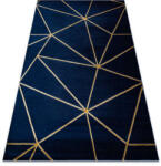 Glamour Kizárólagos EMERALD szőnyeg 1013 glamour, elegáns geometriai sötétkék / arany 200x290 cm (AF693)