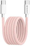 Techsuit Cablu de date Type-C pentru Apple, Android, PD60W, Super Fast Charging, 1m - Techsuit (PCB114D) - Pink (KF2342055) - pcone