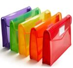  Папка с разширение, бадж и копче, pvc + плат, А4+