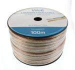 Well LSP-CCA2.50TT-100-WL Hangszóró kábel átlátszó 2x2, 5mm2