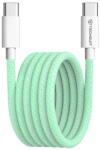 Techsuit Cablu de date Type-C pentru Apple, Android, PD60W, Super Fast Charging, 1m - Techsuit (PCB114D) - Green (KF2342058) - pcone