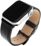 Fixed Curea pentru Apple Watch 1/2/3/4/5/6/7/8/9/10/SE/SE 2 (38/40/41/42mm) - Fixed Leather Strap - Black (KF2341610) - pcone