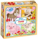Dohány Bébi puzzle Az én első puzzlem Farm Dohány 4-6-9-12 darabos 24 hó-tól (DH500090)