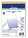 Victoria Paper Redős-talpas tasak csomag, TC4, szilikonos, 40 mm talp, VICTORIA PAPER, barna kraft, 10 db/csomag (IBI25)