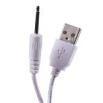  Replacement USB charging cable - 2, 5mm Jack connector
