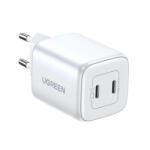UGREEN Nexode GaN Hálózati Töltő 45W - 2x USB-C - Fehér (15327)