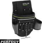 Stalco Perfect S-76292 profi szerszámtartó táska, övre fűzhető - 32x21, 5 cm (16 zseb) (S-76292)