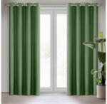 EUROFIRANY Rita egyszínű dekor függöny Sötétzöld 140x250 cm - homeandstyle - 4 000 Ft
