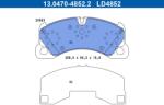 ATE set placute frana, frana disc ATE Ceramic 13.0470-4852.2 (13.0470-4852.2)