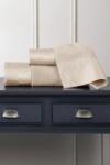 Tivolyo Home STELLA törölközőkből és fürdőlepedőkből álló ajándékcsomag, 3 db Bézs / Beige Szett (kis, 30 x 50 cm-es törölköző, klasszikus 50 x 100 cm-es törölköző, 75 x 150 cm-es fürdőlepedő)