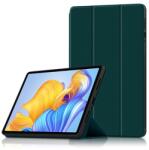 Gigapack Tok álló, bőr hatású (FLIP, oldalra nyíló, TRIFOLD asztali tartó funkció) SÖTÉTZÖLD Honor Pad 8 (GP-143466)