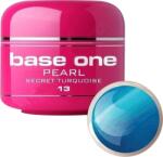 Base One Gel UV color Base One, 5 g, Pearl, secret turquoise 13