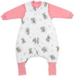 Slumbersac Sac de dormit cu picioruse si maneca lunga detasabila Koala 80 cm + manseta 2.5 Tog (CJ531-25FSN)