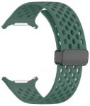 gigapack Pótszíj (egyedi méret, szilikon, lyukacsos, légáteresztő) SÖTÉTZÖLD Samsung Galaxy Watch Ultra eSIM 47mm (SM-L705) (GP-163517)