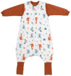 Slumbersac Sac de dormit cu picioruse si maneca lunga detasabila Kangaroo 90 cm + manseta 3.5 Tog (CJ542-35FSN)