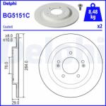 DELPHI Disc frana DELPHI BG5151C - automobilus