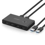 UGREEN KVM USB 3.0 Sharing Switch - 2 Bemenet - 4 Kimenet (30768B)