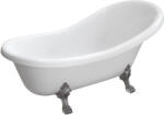 Omnires M+ cadă freestanding 175x82 cm ovală alb ATENA174BP (ATENA174BP)