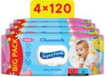 Superfresh kamillavirággal 4× 120 db (480 db) (BABY23204s4)
