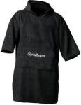 GymBeam Terry poncsó-törölköző Black