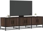 vidaXL barna tölgy színű szerelt fa és fém TV-szekrény 150x35x41 cm (848863)