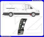 VW CRAFTER 2 2016.11-től /7C/ Első sárvédő hátsó alsó rész jobb (javítólemez) POTRYKUS P95N202-5