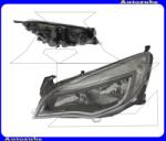 OPEL ASTRA J 2012.09-től /P10/ Fényszóró bal (H7/H7/W21/5W) fekete díszléccel, nappali fénnyel, motorral TYC 20-12190-25-2