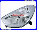 DACIA LODGY 2012.06-2017.01 /J92/ Fényszóró bal (H4/P21W) nappali fénnyel (motor nélkül) DEPO 551-1196L-LD-EM