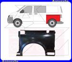 VW CARAVELLE T5 2009.10-től /7E, 7F, 7J, 7H/ Hátsó sárvédő alsó rész bal "tolóajtós / rövid kivitel" (külső javítólemez) KLOKKERHOLM 9568511