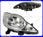 PEUGEOT 107 2005.03-2012.03 Fényszóró jobb (H4) (motor nélkül) DEPO 550-1139R-LD-EM