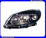 DACIA SANDERO Stepway 1 2009.10-2012.09 Fényszóró bal (H4) fekete házas kézi/elektromos állítású is. DEPO 551-1170L-LDEM2