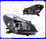 RENAULT CLIO 3 2005.10-2008.12 Fényszóró jobb projektoros (H7/H7/H1) fekete házas, kanyarkövetős (motor nélkül) DEPO 551-1157R-LDEM2