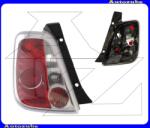 FIAT 500 2 2007.07-2015.07 Hátsó lámpa bal "szürke kerettel" (foglalat nélkül) 661-1931L-LD-UE