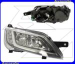 CITROEN JUMPER 4 2014.01-2023.12 Fényszóró jobb (2xH7/W21/5W) króm keretes, nappali fénnyel, motorral TYC 20-14775-05-2