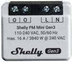Shelly PM Mini Gen3, WiFi + Bluetooth modul, fogyasztásméréssel (ALL-REL-PLUSMINIPM-R3)