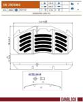 DANBLOCK set placute frana, frana disc DANBLOCK DB 2903082 (DB 2903082)