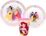 Stor Disney Hercegnők True étkészlet, micro műanyag szett STF11153 (STF11153)