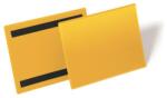DURABLE Logisztikai zseb, A5, fekvő, DURABLE, mágnessel, sárga (DB174304) - becsiirodaker