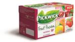 Pickwick Gyümölcstea, 20×2 g, PICKWICK „Fruit Fusion Variációk Piros, eper-tejszín, citrus-bodza, mágikus meggy, áfonya-málna (KHK289)