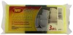 TUTI Mosogatószivacs, formázott, 3 db, TUTI „Soft (KHT1159)