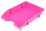 DONAU Irattálca, műanyag, törhetetlen, DONAU „Solid, rózsaszín (D745R)